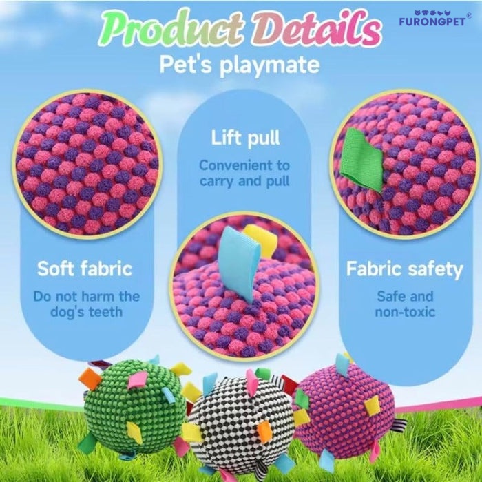 Interactive Plush Dog Toy