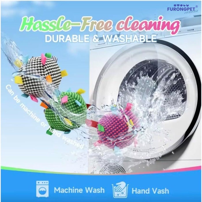 Interactive Plush Dog Toy