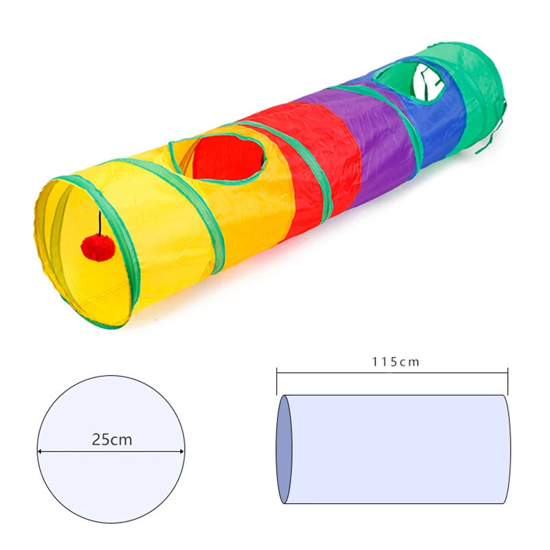 Cat Tunnel – Foldable Pet Play Tube for Indoor & Outdoor Fun