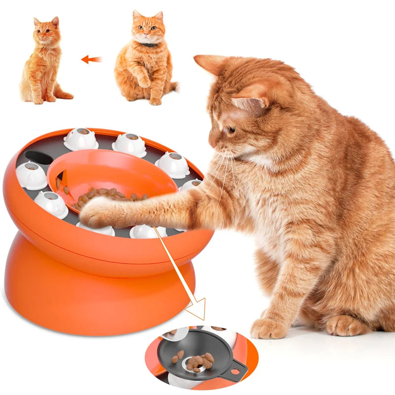 Cat Puzzle Slow Feeder Bowl