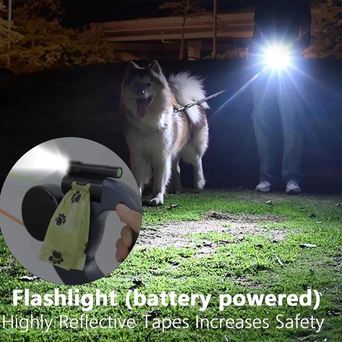 🐕 New Dual-Head Retractable Pet Leash 🐕‍🦺