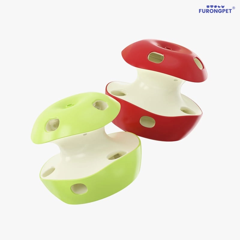 🍎 Interactive Apple Cat Toy – Fun Prey Play for Curious Kitties!✨