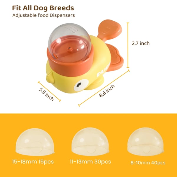 Little Yellow Duck Pet Feeder - Interactive Pecking Fun for Kids!