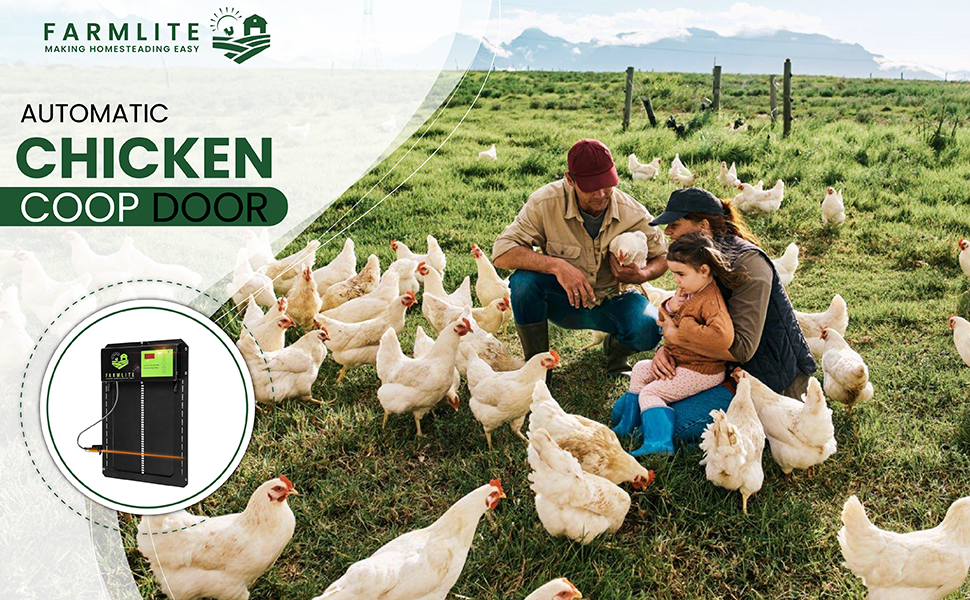 FarmLite Automatic Chicken Coop Door