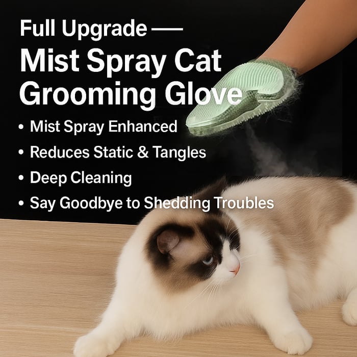 🔥2026 SALE - Multi-purpose Pet Steam Grooming Gloves