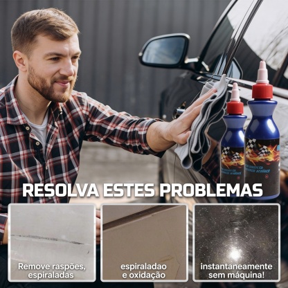 Cera para reparo de arranhões em carros