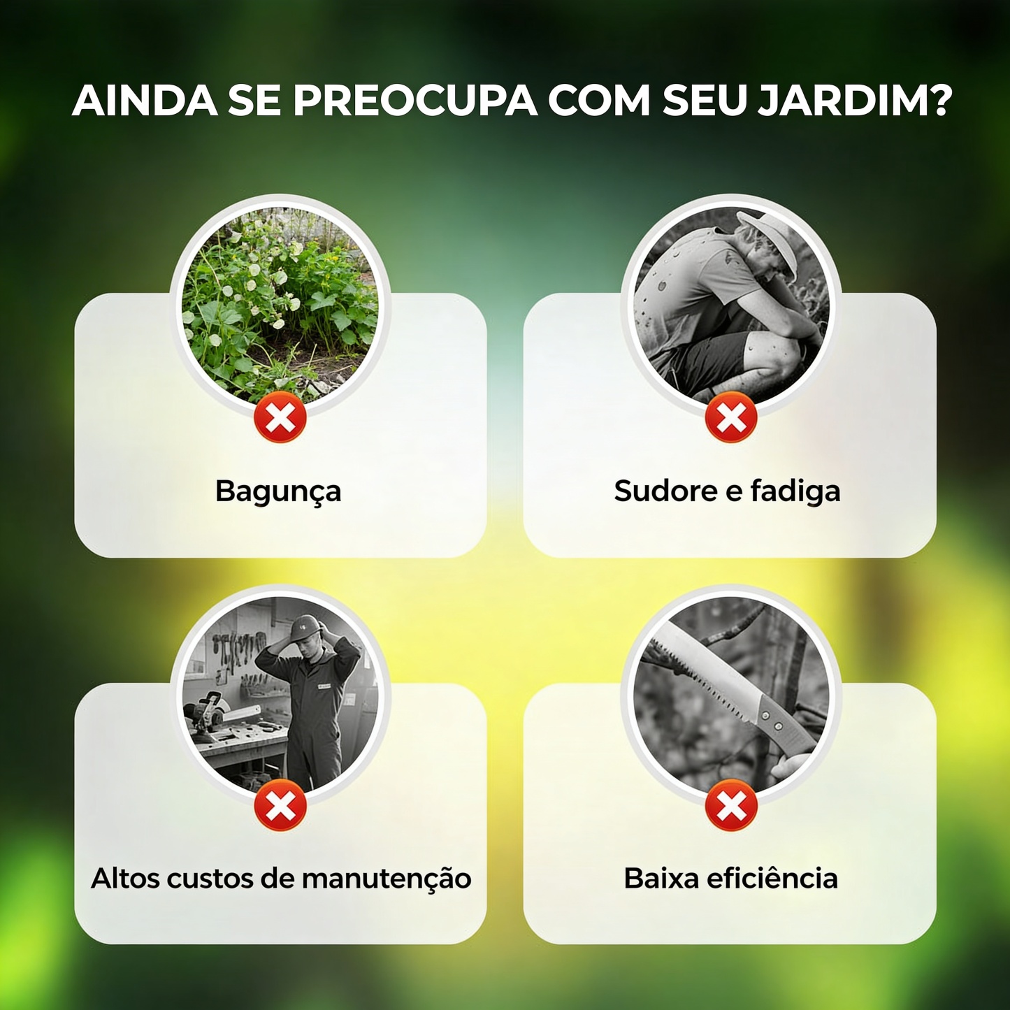 Serra de poda multiuso leve e afiada, importada da Alemanha.