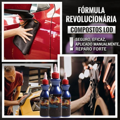 Cera para reparo de arranhões em carros