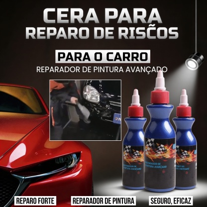 Cera para reparo de arranhões em carros