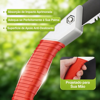 Serra de poda multiuso leve e afiada, importada da Alemanha.