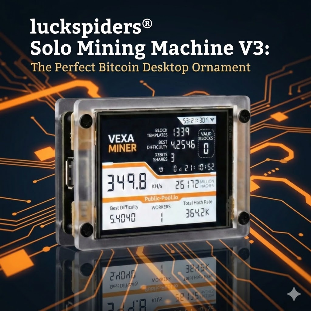 luckspiders® Solo Mining Machine V3