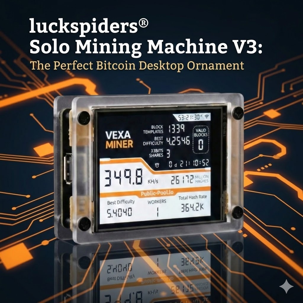 luckspiders® Solo Mining Machine V3