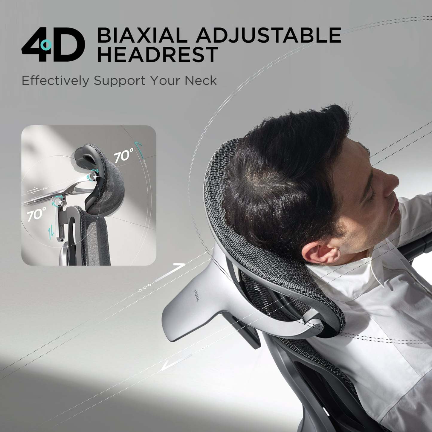 Silla de oficina ergonómica HBADA E3 Pro