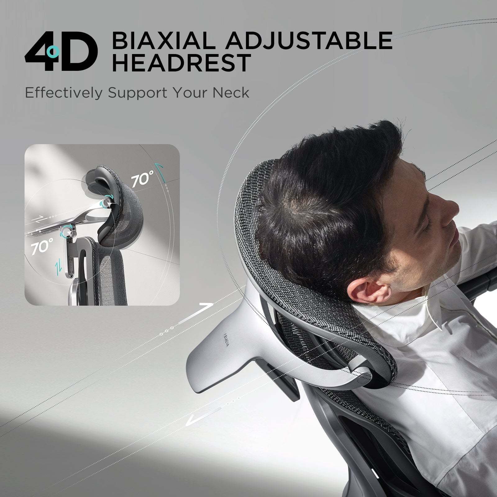 Silla de oficina ergonómica HBADA E3 Pro