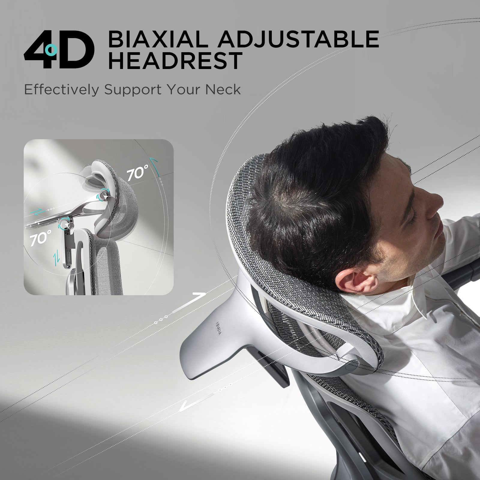 Silla de oficina ergonómica HBADA E3 Pro