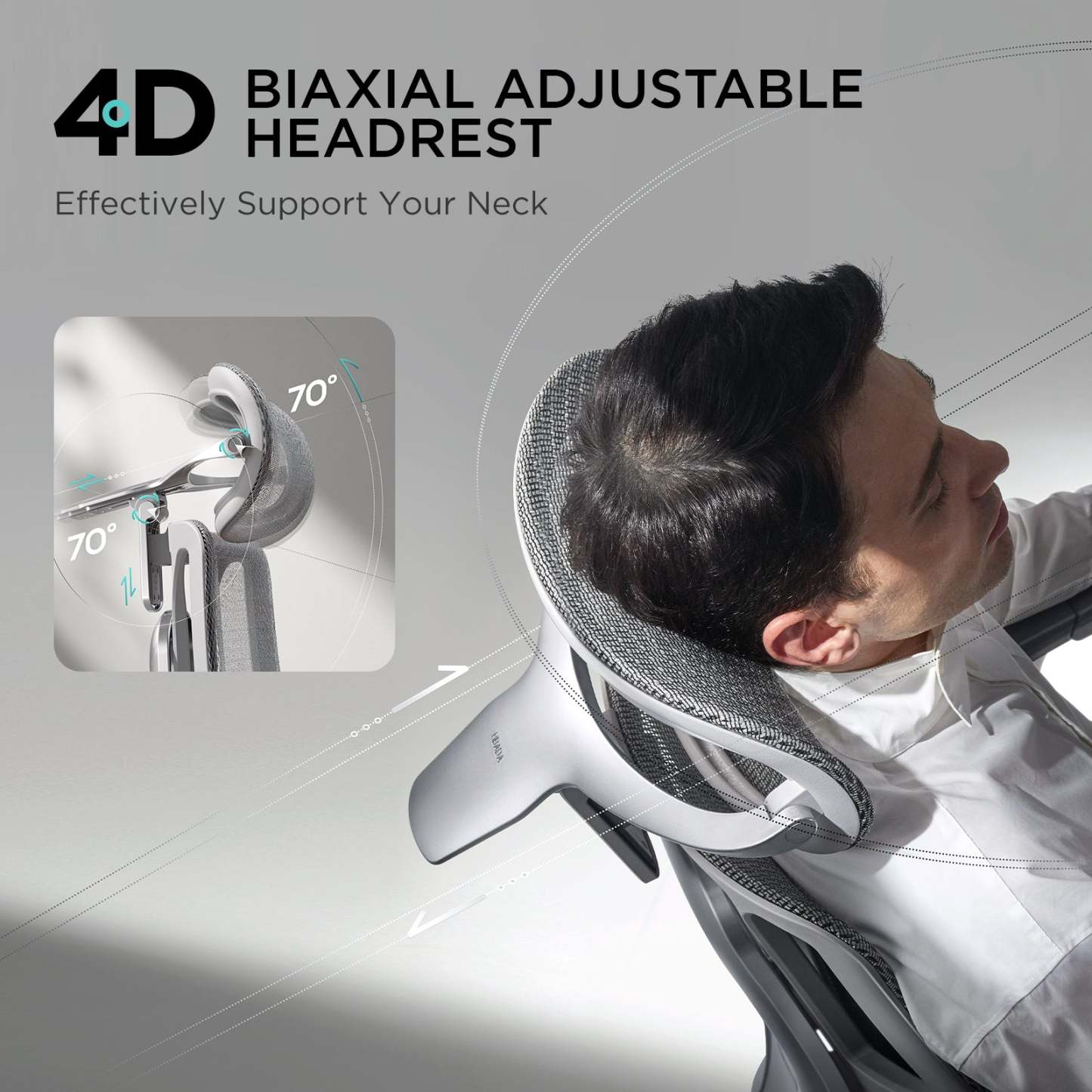 Silla de oficina ergonómica HBADA E3 Pro