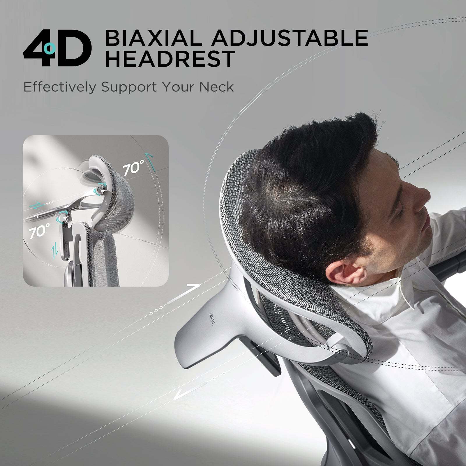 Silla de oficina ergonómica HBADA E3 Pro