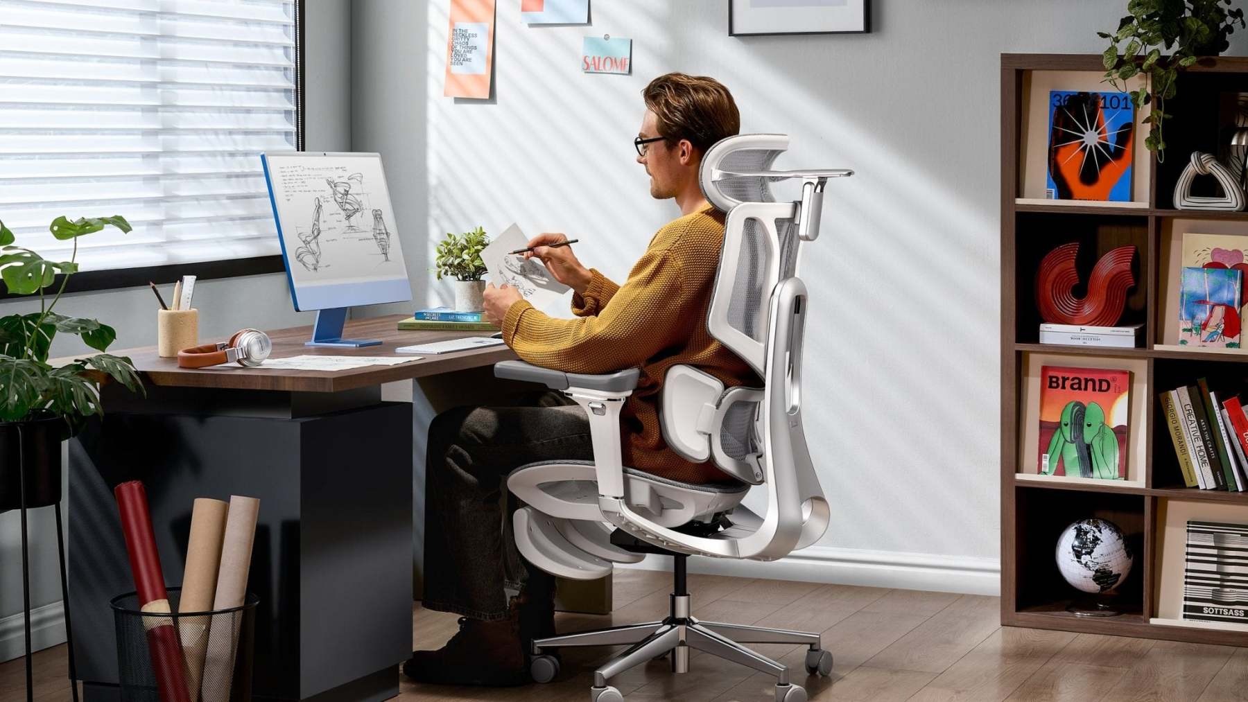 Silla de oficina ergonómica HBADA E3 Pro