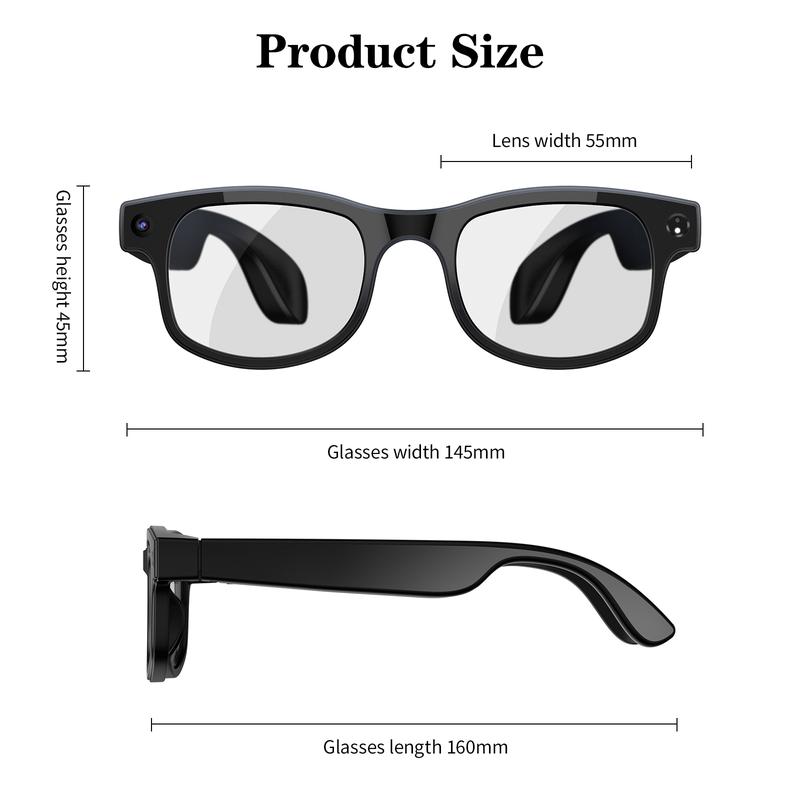 Smart AI Camera Glasses with 8MP Photochromic Lenses ,Button Touch Adjustment for Travel Outdoor Adventures Hands-Free Photography 160+Languages Real-Time Translation Bluetooth Wireless Wearable Video Recording UV Protection ,Valentine's Day gifts