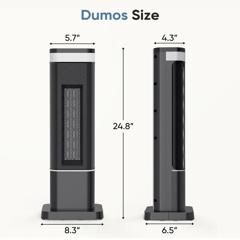 Calentadores eléctricos de 24 pulgadas para uso en interiores.