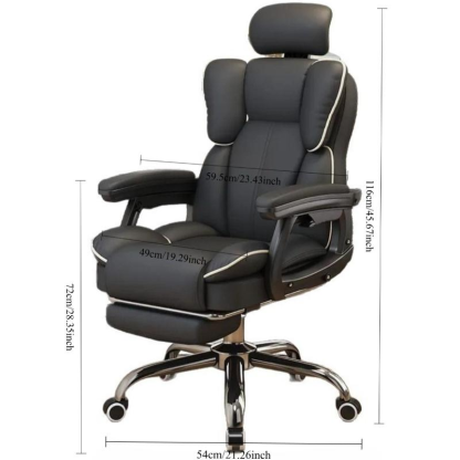 Silla gaming, cómoda para largas horas sentado y reclinado