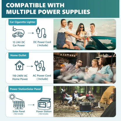 Refrigerador de 12 voltios, refrigerador para automóvil de 12 V, congelador portátil de 22 cuartos (21 L) (-20 °C a 20 °C)