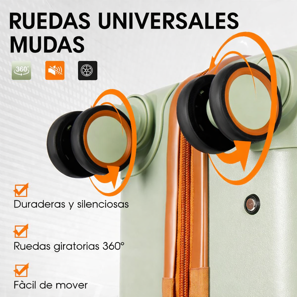 💥 ¡Compra 1 y llévate 3 GRATIS! 🔥 Set de maletas familiares para viaje (4 piezas)