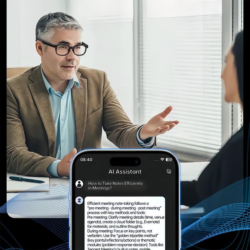 Gafas inteligentes con cámara IA y lentes fotocromáticas de 8 MP, ajuste táctil mediante botón, ideales para viajes y aventuras al aire libre, fotografía manos libres, traducción en tiempo real a más de 160 idiomas, conexión Bluetooth inalámbrica, grabaci