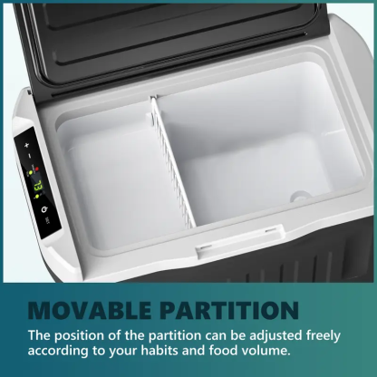 Refrigerador de 12 voltios, refrigerador para automóvil de 12 V, congelador portátil de 22 cuartos (21 L) (-20 °C a 20 °C)