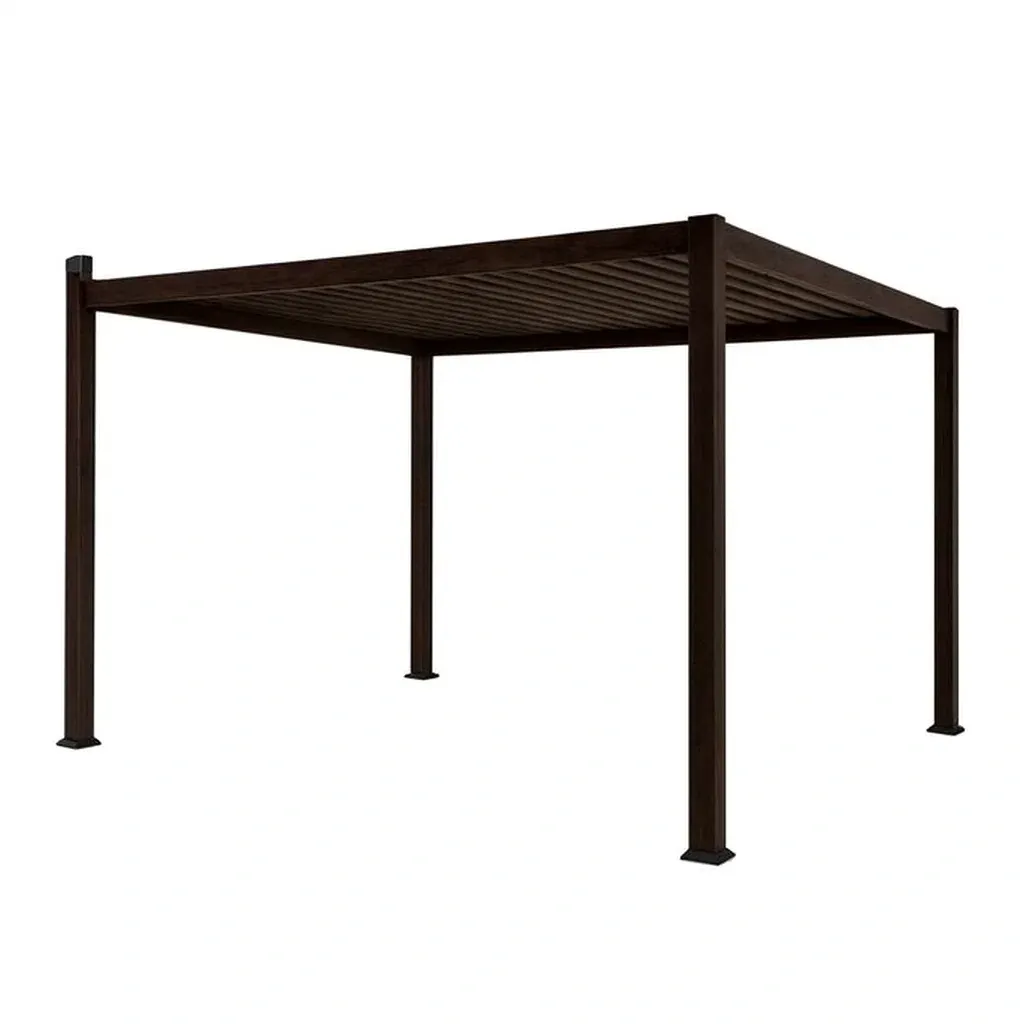 Pergolato in Alluminio Marrone-MOBIDONA