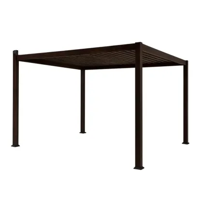 Pergolato in Alluminio Marrone-MOBIDONA