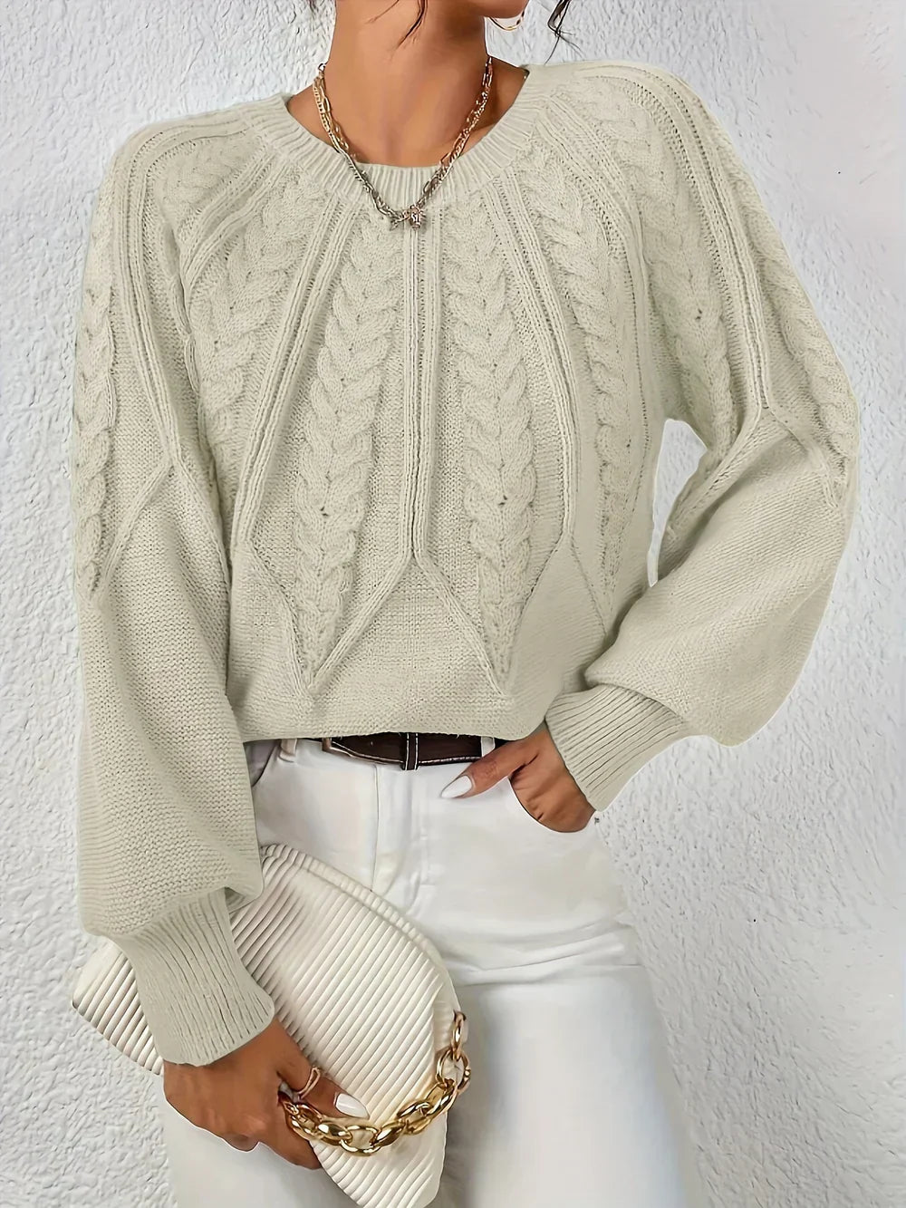 Modern Knitted Sweater-wowopig