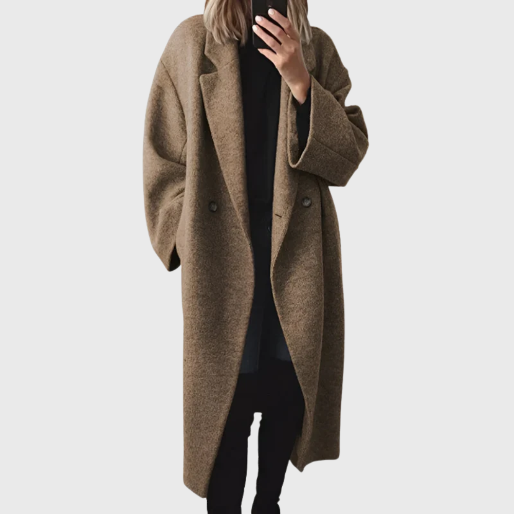 Elda | Cosy Longline Overcoat-wowopig