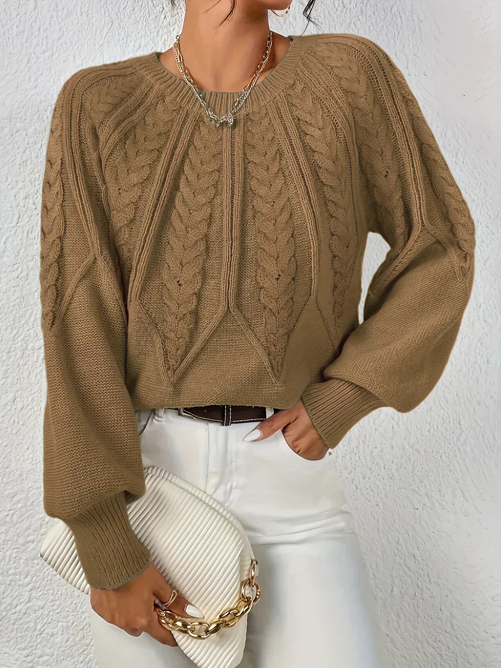 Modern Knitted Sweater-wowopig