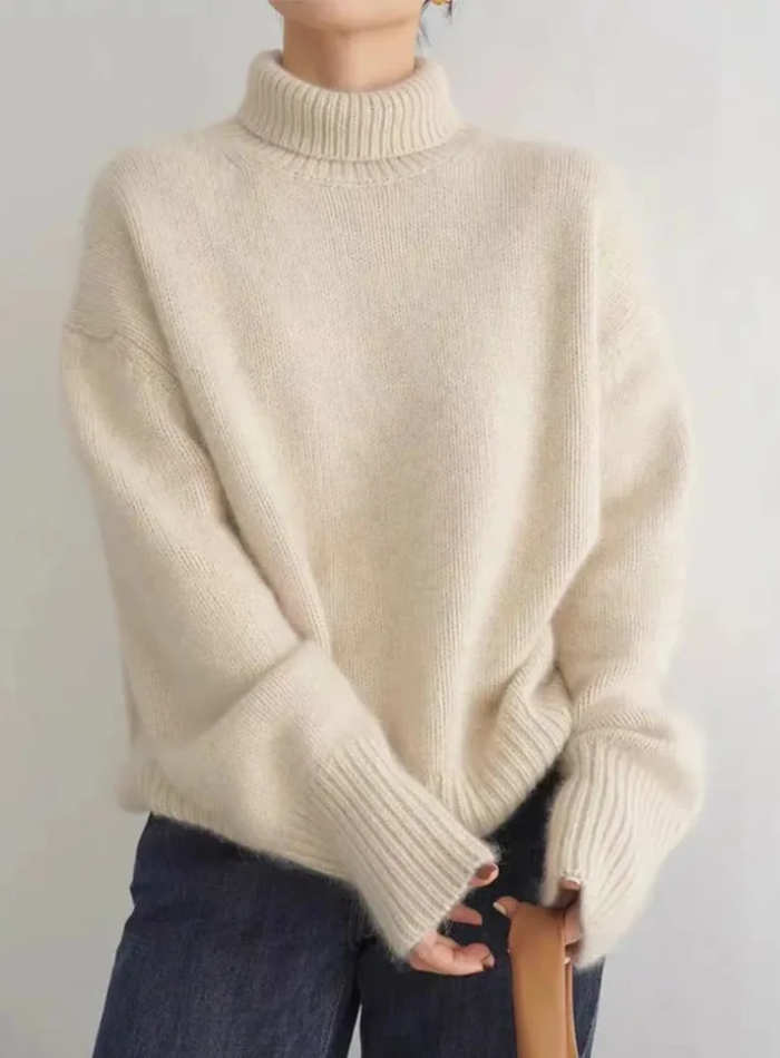 Soft Turtleneck Sweater-wowopig