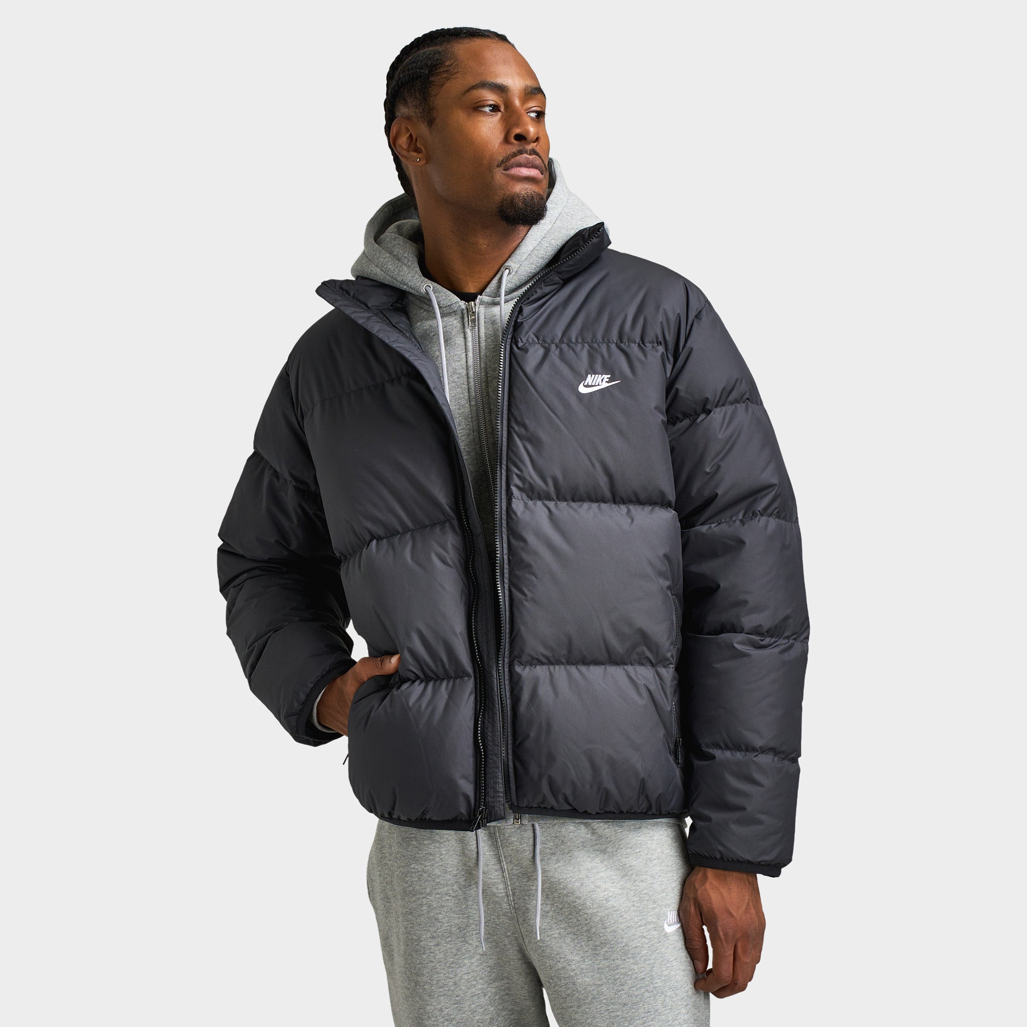Nithtke Sportswear Club Therma-FIT Puffer Jacket Black / White
