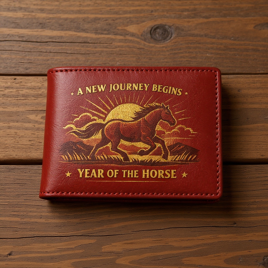🐴2026 Year of the Horse Wallet- A Symbol of Strength & New Beginnings