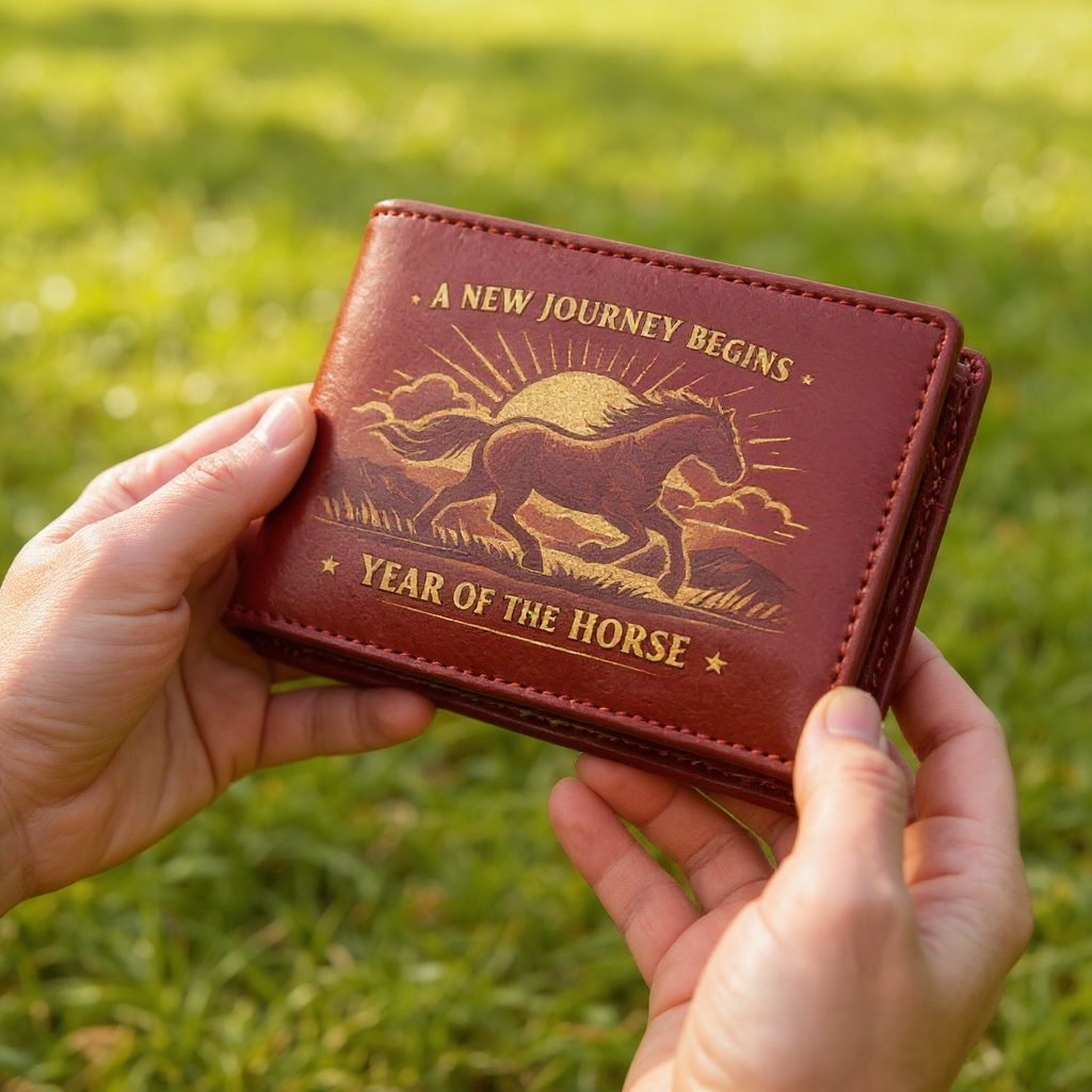 🐴2026 Year of the Horse Wallet- A Symbol of Strength & New Beginnings
