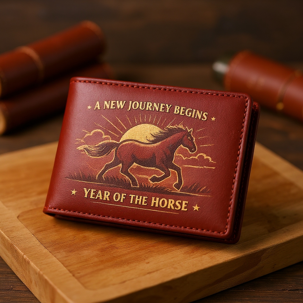 🐴2026 Year of the Horse Wallet- A Symbol of Strength & New Beginnings