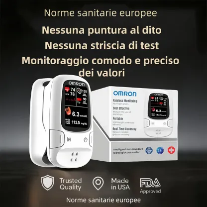 Omron™ presenta il nuovo misuratore di glicemia intelligente non invasivo 🔥Prodotto negli USA🔥