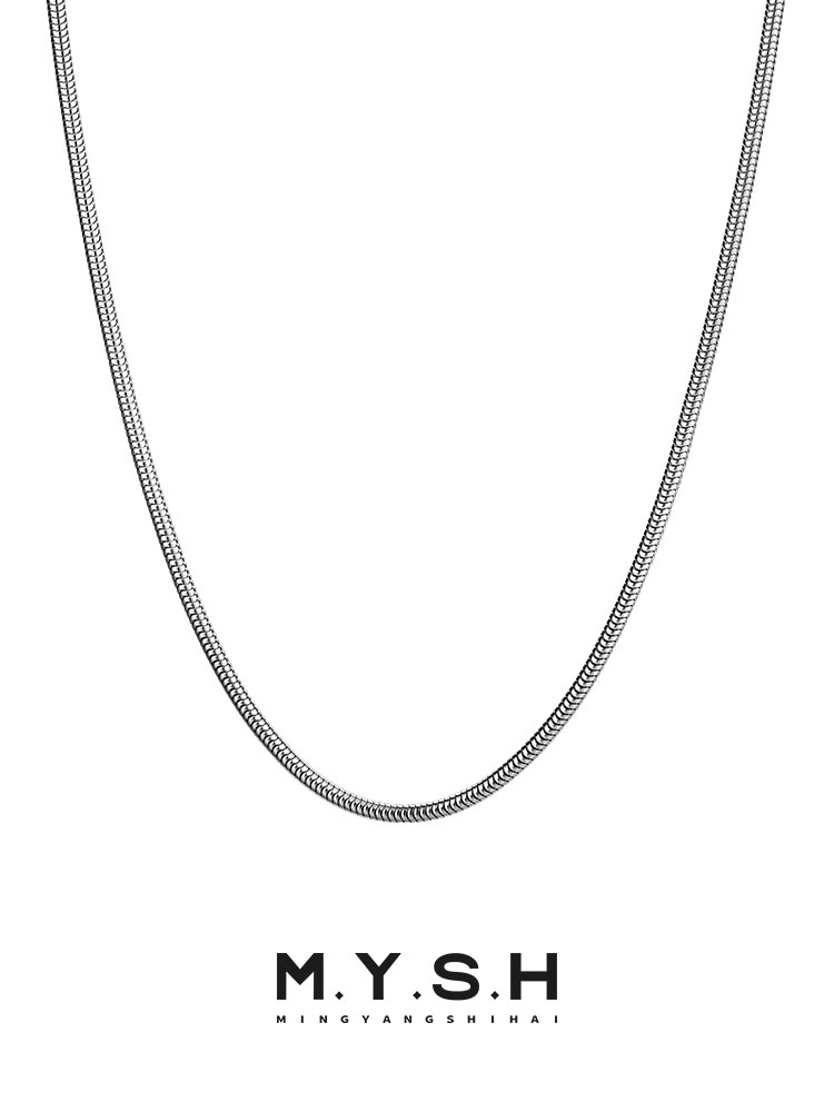 Sterling Silver Snake Chain Necklace