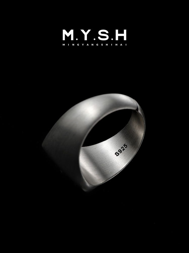 Custom S925 Silver 3D Bull Head Ring