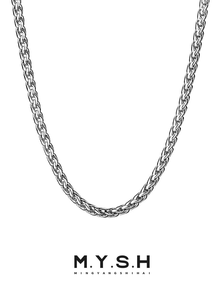 Sterling Silver Rope Chain Necklace