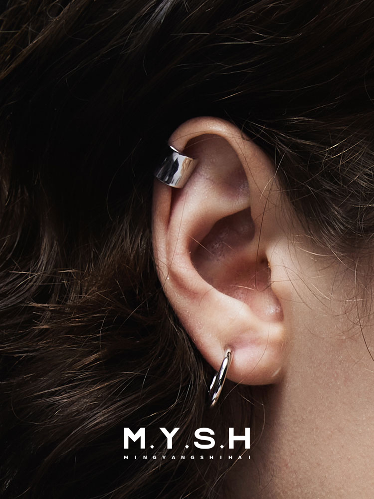 S925 Silver Minimalist Hoop Earring