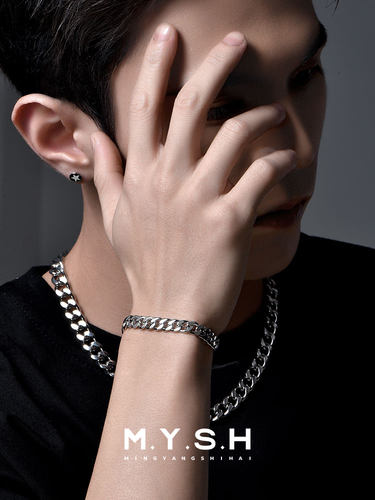 S925 Silver Cuban Link Bracelet