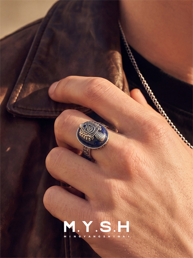 S925 Silver The Vampire Diaries Damon Salvatore Daylight Ring