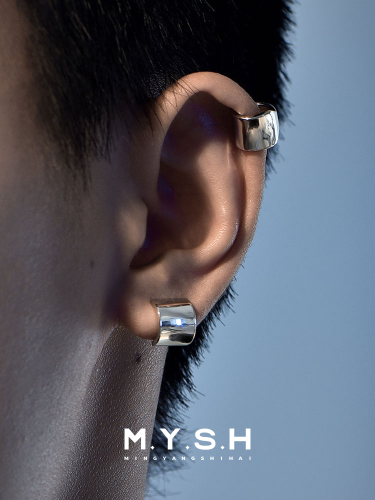S925 Silver Minimalist Cuff Earring