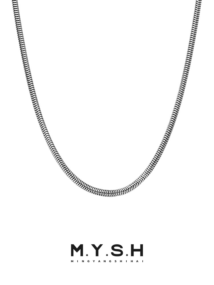 S925 Silver Snake Chain Necklace