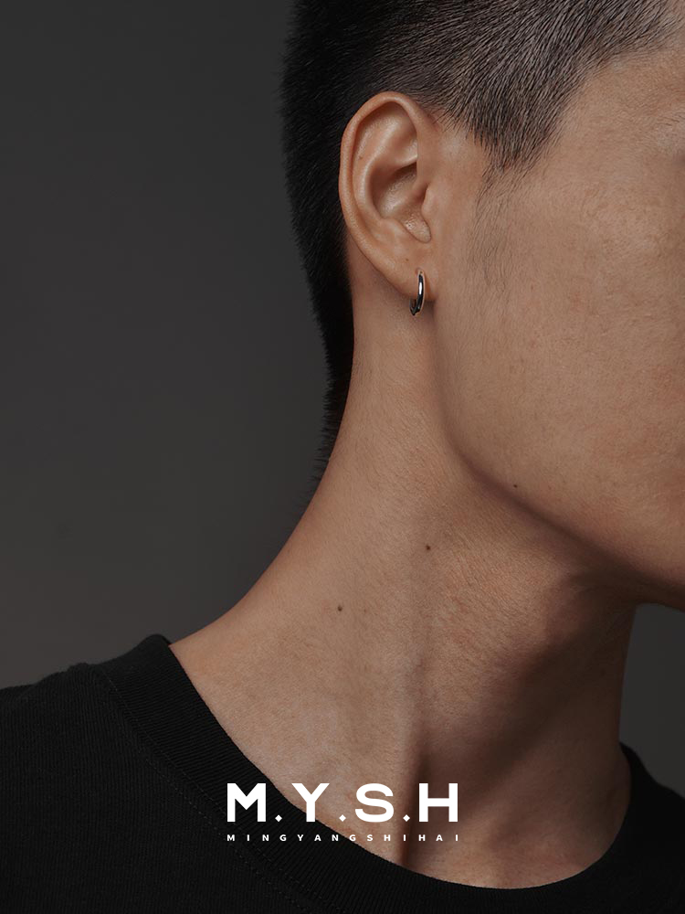 S925 Silver Minimalist Hoop Earring