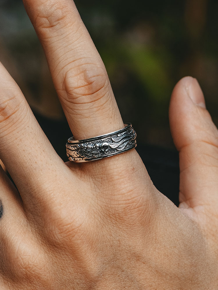 Dragon Soul Onyx Guardian Ring